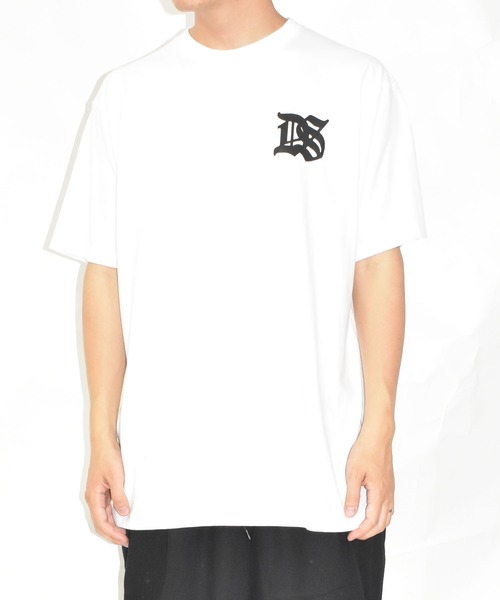 DOUBLE STEAL（ダブルスティール）の「DSワンポイント Tシャツ（Tシャツ/カットソー・メンズ・ホワイト/チャコールグレー/ブラック・MEDIUM/LARGE/X-LARGE）」の7枚目の写真