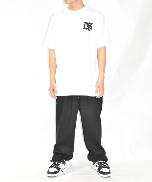 DOUBLE STEAL（ダブルスティール）の「DSワンポイント Tシャツ（Tシャツ/カットソー・メンズ・ホワイト/チャコールグレー/ブラック・MEDIUM/LARGE/X-LARGE）」の6枚目の写真