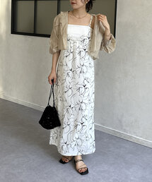 Thevon | ニュアンス柄キャミワンピース(ワンピース)