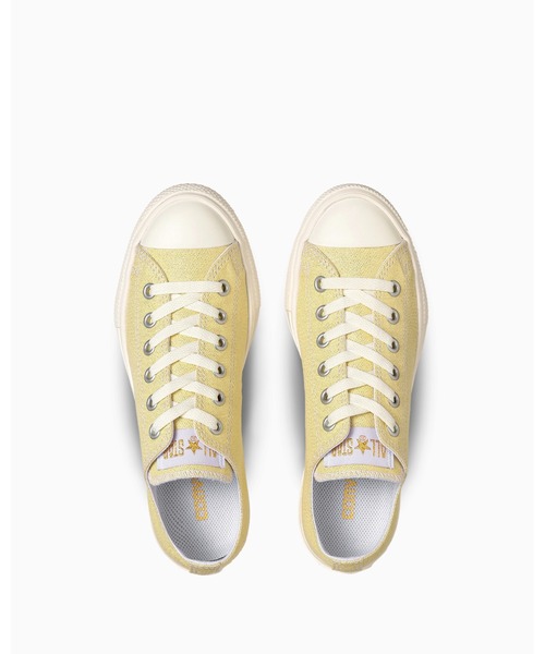 CONVERSE ALL STAR(コンバースオールスター)の「ALL STAR LIGHT PLTS SHINYCANVAS OX / オールスター ライト PLTS シャイニーキャンバス OX(スニーカー・レディース・ゴールド・3.5/4/4.5/5/5.5/6)」の4枚目の写真