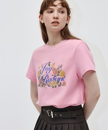 フラワーレタリングプリントTシャツ FX24S092【Fano Studios】