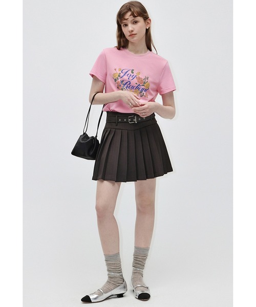 Fano Studios(ファノ ストゥディオズ)の「フラワーレタリングプリントTシャツ FX24S092【Fano Studios】(Tシャツ/カットソー・レディース・ピンク/グレー・L/M/S)」の12枚目の写真