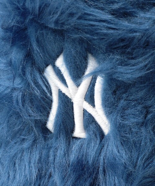 INFIELDER DESIGN（インフィールダーデザイン）の「【別注】INFIELDER DESIGN / MLB ファーバッグ YYB（トートバッグ・レディース・ホワイト/ネイビー・ONE SIZE）」の8枚目の写真