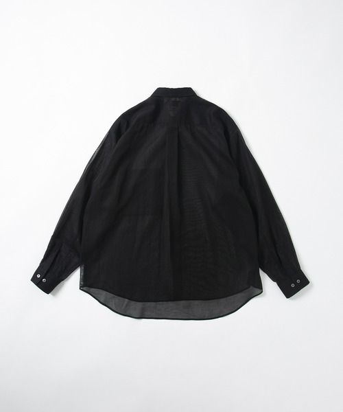FACTOTUM（ファクトタム）の「【FACTOTUM】Organdy Round Hem Shirt（シャツ/ブラウス・メンズ・ワイン・46）」の12枚目の写真