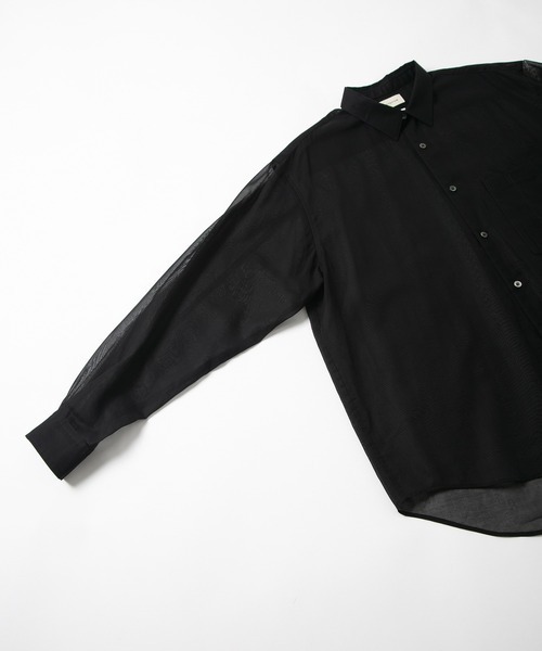 FACTOTUM（ファクトタム）の「【FACTOTUM】Organdy Round Hem Shirt（シャツ/ブラウス・メンズ・ワイン・46）」の18枚目の写真