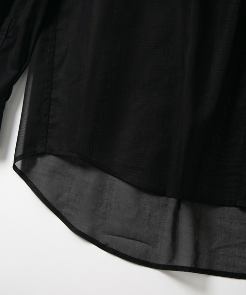 FACTOTUM（ファクトタム）の「【FACTOTUM】Organdy Round Hem Shirt（シャツ/ブラウス・メンズ・ワイン・46）」の22枚目の写真