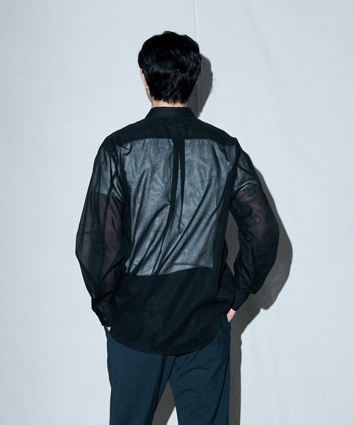 FACTOTUM（ファクトタム）の「【FACTOTUM】Organdy Round Hem Shirt（シャツ/ブラウス・メンズ・ワイン・46）」の6枚目の写真