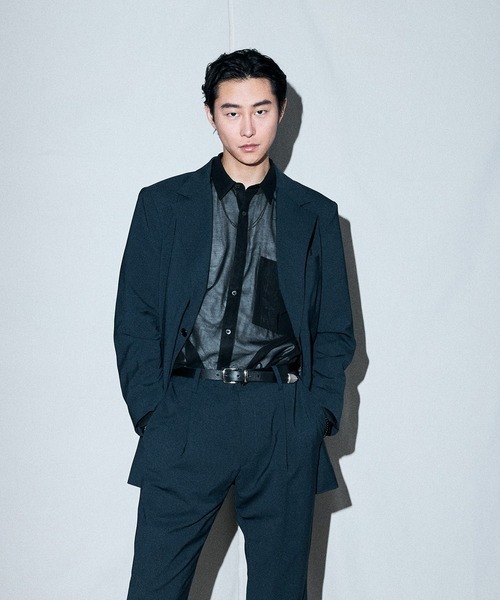 FACTOTUM（ファクトタム）の「【FACTOTUM】Organdy Round Hem Shirt（シャツ/ブラウス・メンズ・ワイン・46）」の7枚目の写真