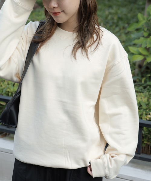 United Athle（ユナイテッドアスレ）の「【UNITED ATHLE】10.0oz クルーネックスウェット トレーナー 無地スウェット  パイル地 リブ付（スウェット・メンズ・ナチュラル/バーガンディー/ダークブラウン/ライトブルー/オリーブ/カーキ/ミックスグレー/ブラック/ライトピンク/ホワイト・M/XL/S/L）」の5枚目の写真