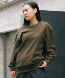 【UNITED ATHLE】10.0oz クルーネックスウェット トレーナー 無地スウェット パイル地 リブ付