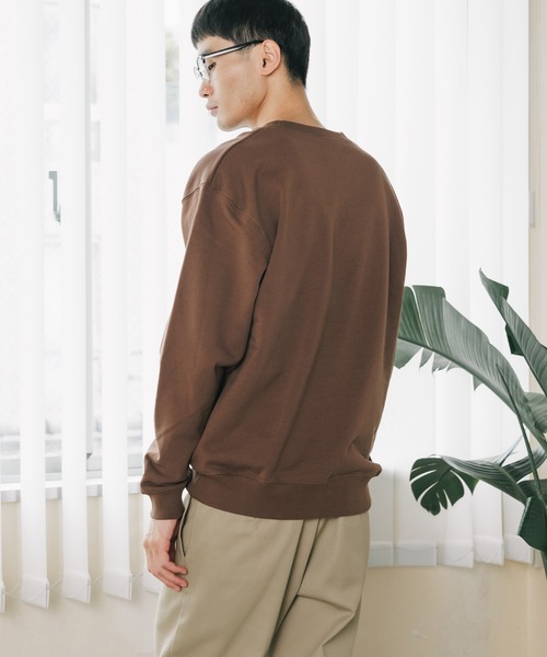United Athle（ユナイテッドアスレ）の「【UNITED ATHLE】10.0oz クルーネックスウェット トレーナー 無地スウェット  パイル地 リブ付（スウェット・メンズ・ナチュラル/バーガンディー/ダークブラウン/ライトブルー/オリーブ/カーキ/ミックスグレー/ブラック/ライトピンク/ホワイト・M/XL/S/L）」の12枚目の写真