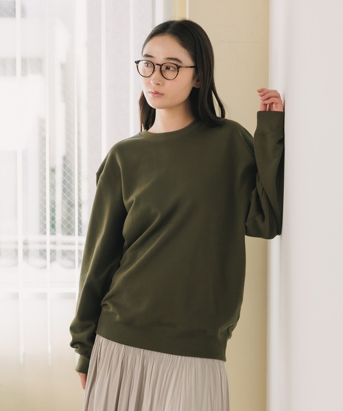 United Athle（ユナイテッドアスレ）の「【UNITED ATHLE】10.0oz クルーネックスウェット トレーナー 無地スウェット  パイル地 リブ付（スウェット・メンズ・ナチュラル/バーガンディー/ダークブラウン/ライトブルー/オリーブ/カーキ/ミックスグレー/ブラック/ライトピンク/ホワイト・M/XL/S/L）」の14枚目の写真