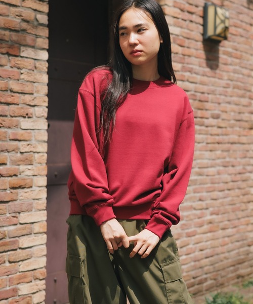 United Athle（ユナイテッドアスレ）の「【UNITED ATHLE】10.0oz クルーネックスウェット トレーナー 無地スウェット  パイル地 リブ付（スウェット・メンズ・ナチュラル/バーガンディー/ダークブラウン/ライトブルー/オリーブ/カーキ/ミックスグレー/ブラック/ライトピンク/ホワイト・M/XL/S/L）」の15枚目の写真