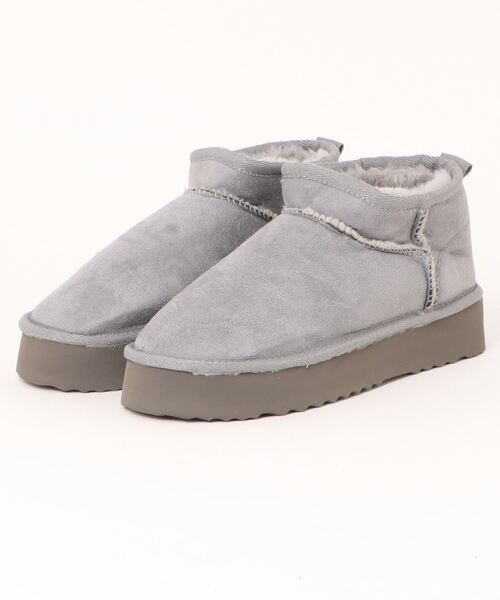 salle de bal(サルデバル)の「polka polka / ポルカポルカ ムートンブーツ SDI(ブーツ・レディース・キャメル/グレー/ブラック・L/M)」の3枚目の写真