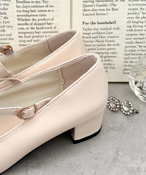 Loueme(ルエム)の「ストラップヒールバレエパンプス(パンプス・レディース・アイボリー/ピンク・23.5cm/24.5cm)」の20枚目の写真