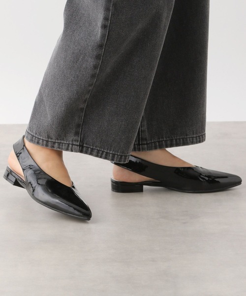 LEPSIM（レプシィム）の「メタリックバックストラップミュール　132003（その他シューズ・レディース・ブラック/シルバー・MEDIUM/LARGE）」の4枚目の写真