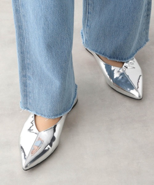 LEPSIM（レプシィム）の「メタリックバックストラップミュール　132003（その他シューズ・レディース・ブラック/シルバー・MEDIUM/LARGE）」の11枚目の写真