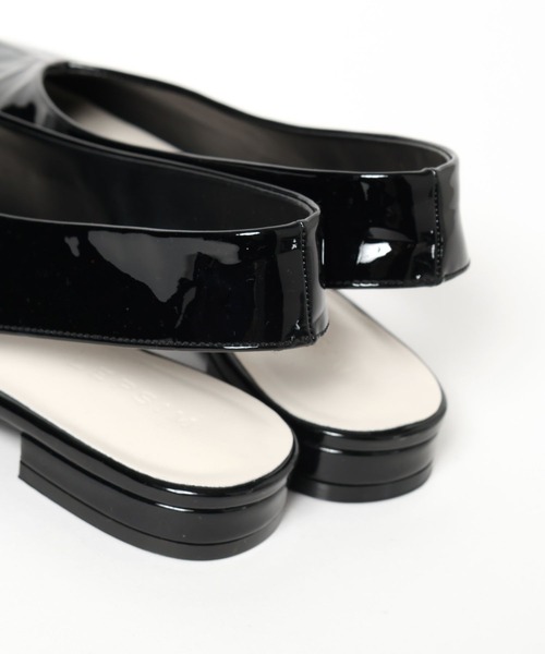 LEPSIM（レプシィム）の「メタリックバックストラップミュール　132003（その他シューズ・レディース・ブラック/シルバー・MEDIUM/LARGE）」の19枚目の写真