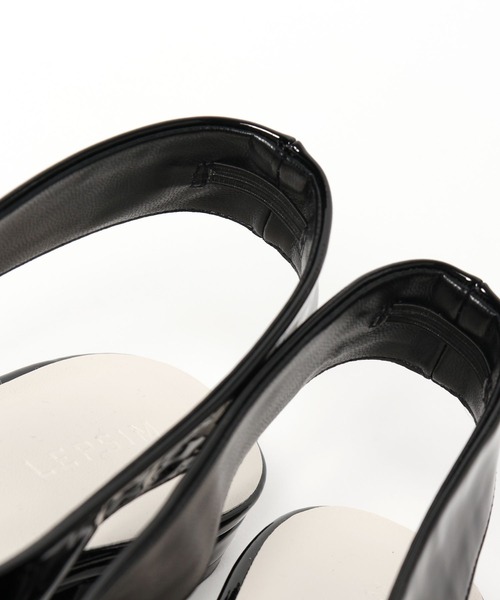 LEPSIM（レプシィム）の「メタリックバックストラップミュール　132003（その他シューズ・レディース・ブラック/シルバー・MEDIUM/LARGE）」の20枚目の写真