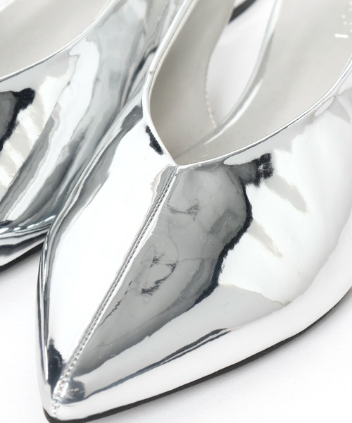 LEPSIM（レプシィム）の「メタリックバックストラップミュール　132003（その他シューズ・レディース・ブラック/シルバー・MEDIUM/LARGE）」の22枚目の写真