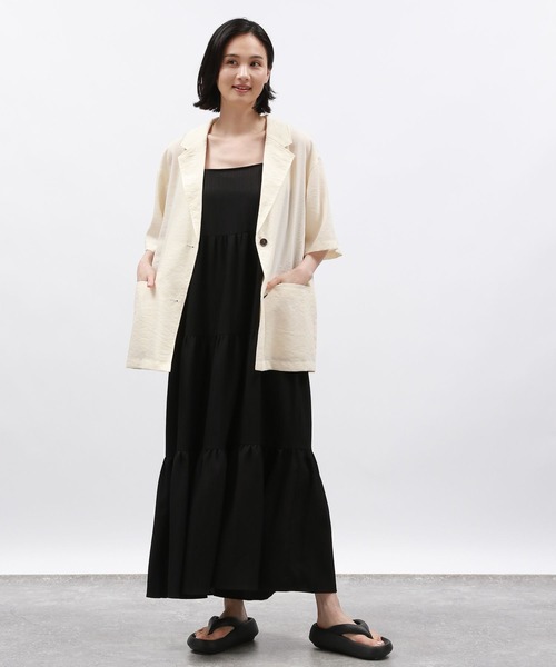 LAKOLE（ラコレ）の「ハーフスリーブシアージャケット / 130596