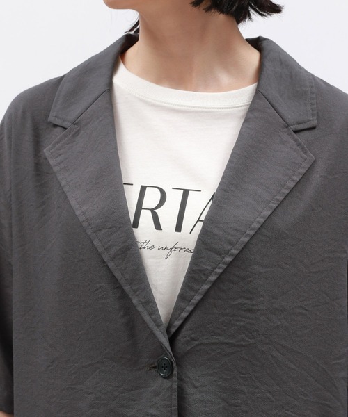 LAKOLE（ラコレ）の「ハーフスリーブシアージャケット / 130596