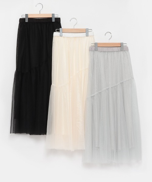 ❤️TO BE CHIC❤️ チュール ティアードスカート新品未使用 楽天市場】ラブトキシック(Lovetoxic)【GOODPRICE】ラメチュール