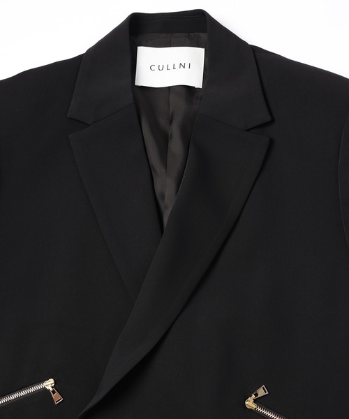 CULLNI（クルニ）の「24-AW-028 / Double Satin Zip Pocket Tailored