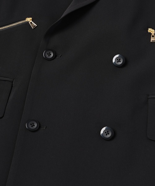 CULLNI（クルニ）の「24-AW-028 / Double Satin Zip Pocket Tailored