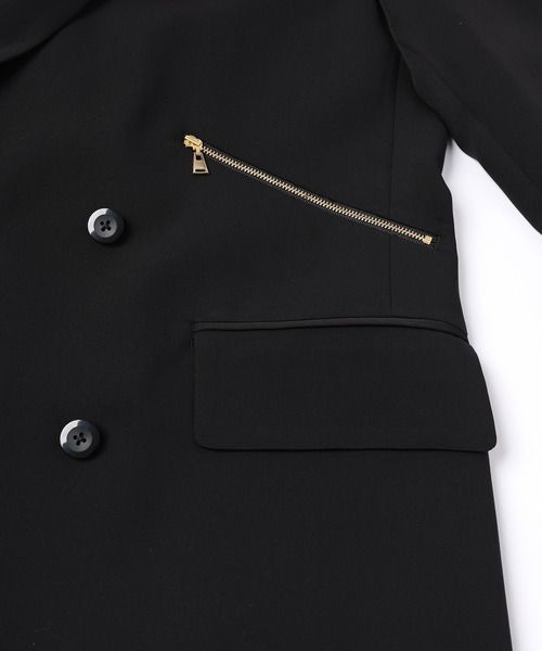 CULLNI（クルニ）の「24-AW-028 / Double Satin Zip Pocket Tailored