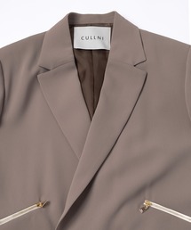 CULLNI（クルニ）の「24-AW-028 / Double Satin Zip Pocket Tailored