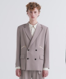 CULLNI Double Satin ZIP Pocketテーラードジャケット CULLNI ONLINE STORE / Double Cloth Twill Zip Pocket Tailored