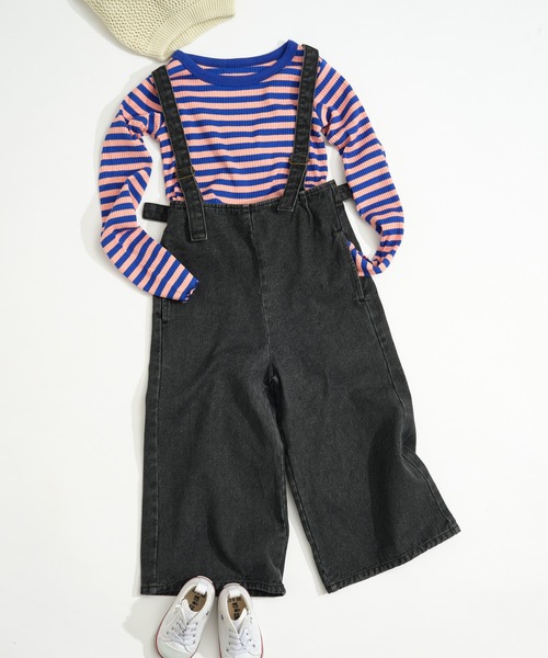 CIAOPANIC TYPY（チャオパニックティピー）の「【24AW新作】【KIDS】【Levi】サス付きデニム（サロペット/オーバーオール・キッズ・ブラック/ネイビー・SMALL/XX-LARGE/X-LARGE/LARGE/MEDIUM）」の19枚目の写真