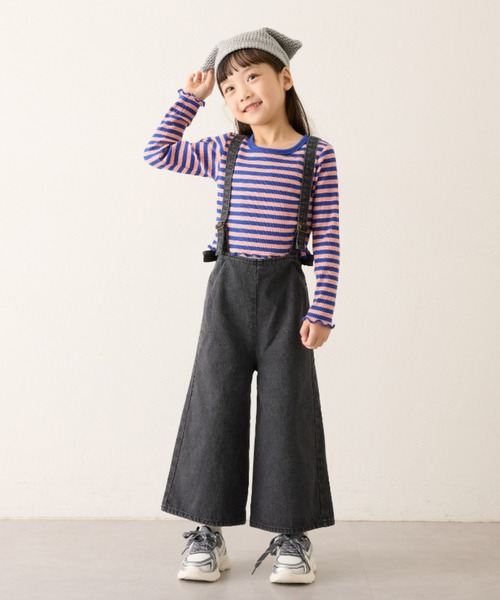 CIAOPANIC TYPY（チャオパニックティピー）の「【24AW新作】【KIDS】【Levi】サス付きデニム（サロペット/オーバーオール・キッズ・ブラック/ネイビー・SMALL/XX-LARGE/X-LARGE/LARGE/MEDIUM）」の20枚目の写真