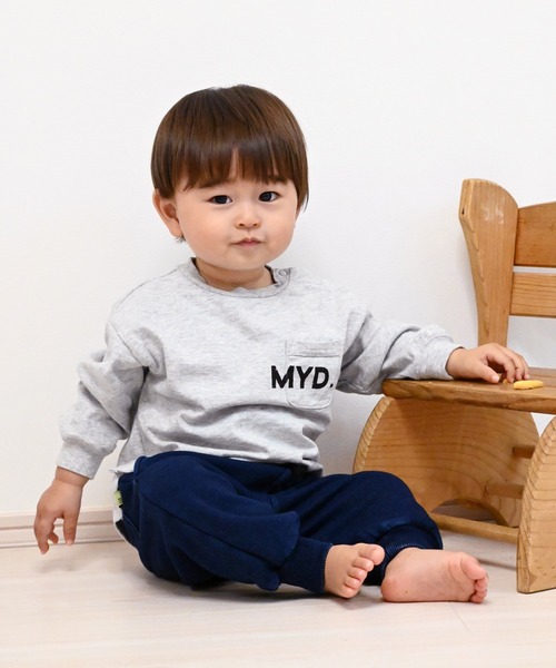 MAKE YOUR DAY（メイクユアデイ）の「裏シャギージョガーパンツ■80～140cm（スウェットパンツ・キッズ・ネイビー/グリーン/チャコールグレー/ブラック・80/90/100/110/120/130/140）」の21枚目の写真