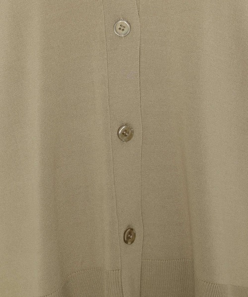 Elura（エルーラ）の「ひやっとタッチニットカーディガン/133604（カーディガン/ボレロ・レディース・ブルー/ブラック/ライトベージュ・FREE）」の6枚目の写真