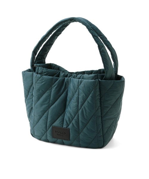 IEDIT（イディット）の「Ｙ’ＳＡＣＣＳ　ｖｏｕｓ　ｅｔ×ＩＥＤＩＴ　ふかふかパデッドキルティングのミニトート〈グリーン〉（トートバッグ・レディース・グリーン・ONE SIZE）」の3枚目の写真