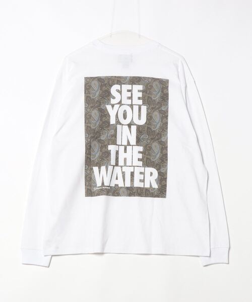 MAGIC NUMBER（マジック ナンバー）の「【MAGIC NUMBER】DARK PAISLEY SEE YOU IN THE WATER L/S T-SHIRT / ダークペイズリー シーユーインザウォーター ロングスリーブティーシャツ（Tシャツ/カットソー・メンズ・ホワイト系1/ホワイト系2/グレー系1/グレー系2・MEDIUM/LARGE/X-LARGE）」の9枚目の写真