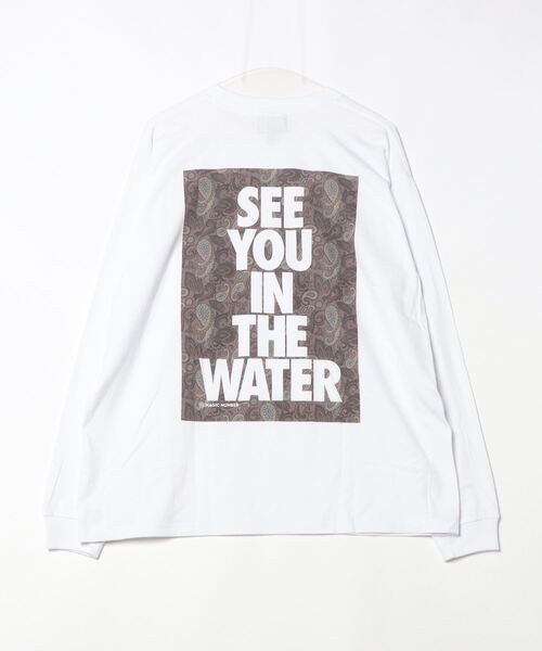 MAGIC NUMBER（マジック ナンバー）の「【MAGIC NUMBER】DARK PAISLEY SEE YOU IN THE WATER L/S T-SHIRT / ダークペイズリー シーユーインザウォーター ロングスリーブティーシャツ（Tシャツ/カットソー・メンズ・ホワイト系1/ホワイト系2/グレー系1/グレー系2・MEDIUM/LARGE/X-LARGE）」の10枚目の写真