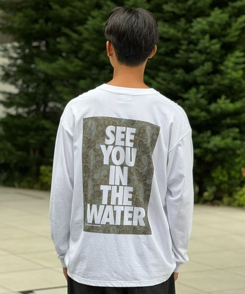 MAGIC NUMBER（マジック ナンバー）の「【MAGIC NUMBER】DARK PAISLEY SEE YOU IN THE WATER L/S T-SHIRT / ダークペイズリー シーユーインザウォーター ロングスリーブティーシャツ（Tシャツ/カットソー・メンズ・ホワイト系1/ホワイト系2/グレー系1/グレー系2・MEDIUM/LARGE/X-LARGE）」の14枚目の写真