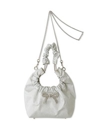 [L.B CANDY STOCK]ビジューワンハンドルバッグ