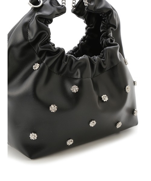 LILY BROWN（リリーブラウン）の「[L.B CANDY STOCK]ビジューワンハンドルバッグ（ショルダーバッグ・レディース・その他/シルバー/ブラック・FREE）」の9枚目の写真