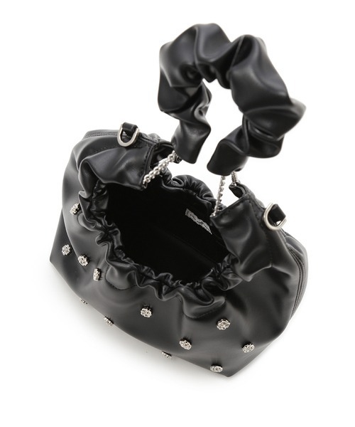 LILY BROWN（リリーブラウン）の「[L.B CANDY STOCK]ビジューワンハンドルバッグ（ショルダーバッグ・レディース・その他/シルバー/ブラック・FREE）」の10枚目の写真