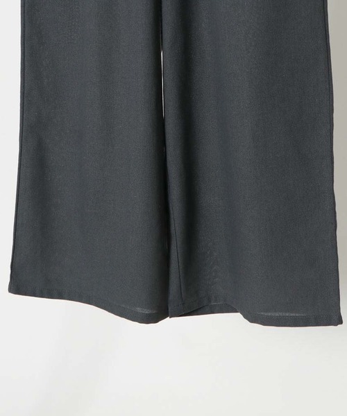 GORGE(ゴージ)の「《フロントZIP×上下セット》レディース セットアップ ノースリーブ&パンツ きれいめ 春夏秋(つなぎ/オールインワン・レディース・チャコールグレー/モカ/アイボリー・F)」の11枚目の写真