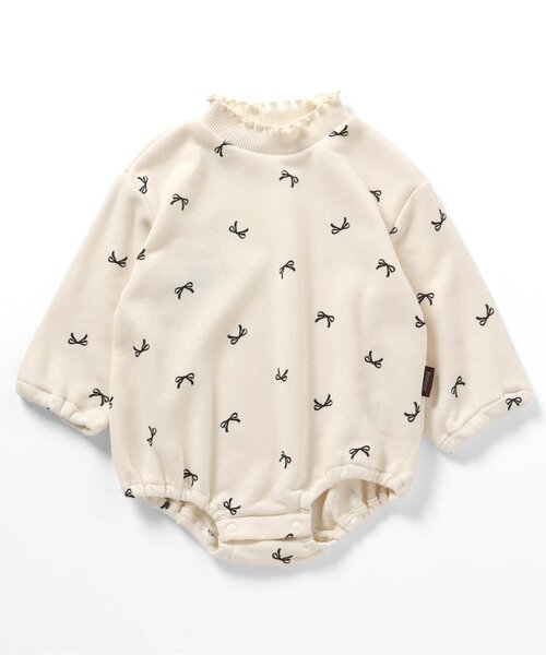 apres les cours（アプレレクール）の「【WEB限定】バラエティボディースーツ（ロンパース・キッズ・アイボリー/レッド/グリーン/キナリ・80/70）」の15枚目の写真