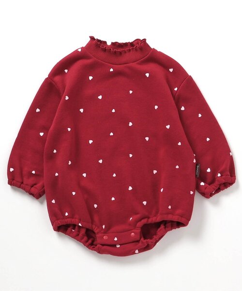 apres les cours（アプレレクール）の「【WEB限定】バラエティボディースーツ（ロンパース・キッズ・アイボリー/レッド/グリーン/キナリ・80/70）」の16枚目の写真