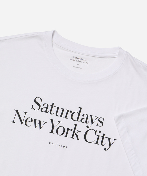 Saturdays NYC（サタデーズ ニューヨークシティ ）の「Miller Standard SS Tee（Tシャツ/カットソー・メンズ・ブラック/ホワイト/パープル/グリーン・S/XL/X-SMALL/L/M）」の9枚目の写真