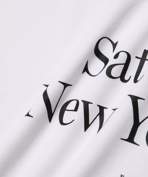Saturdays NYC（サタデーズ ニューヨークシティ ）の「Miller Standard SS Tee（Tシャツ/カットソー・メンズ・ブラック/ホワイト/パープル/グリーン・S/XL/X-SMALL/L/M）」の7枚目の写真