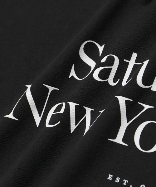 Saturdays NYC（サタデーズ ニューヨークシティ ）の「Miller Standard SS Tee（Tシャツ/カットソー・メンズ・ブラック/ホワイト/パープル/グリーン・S/XL/X-SMALL/L/M）」の5枚目の写真