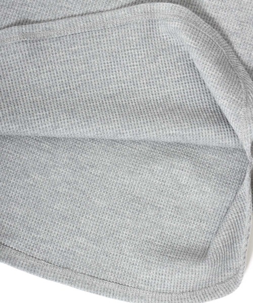 U.S. POLO ASSN.(ユーエスポロアッスン)の「U.S. POLO ASSN. (ユーエスポロアッスン)ワンポイントロゴ刺繍ワッフルロンT レディース/長袖/ラウンドヘム(Tシャツ/カットソー・レディース・グレー/アイボリー/パープル/オレンジ・L/M)」の15枚目の写真
